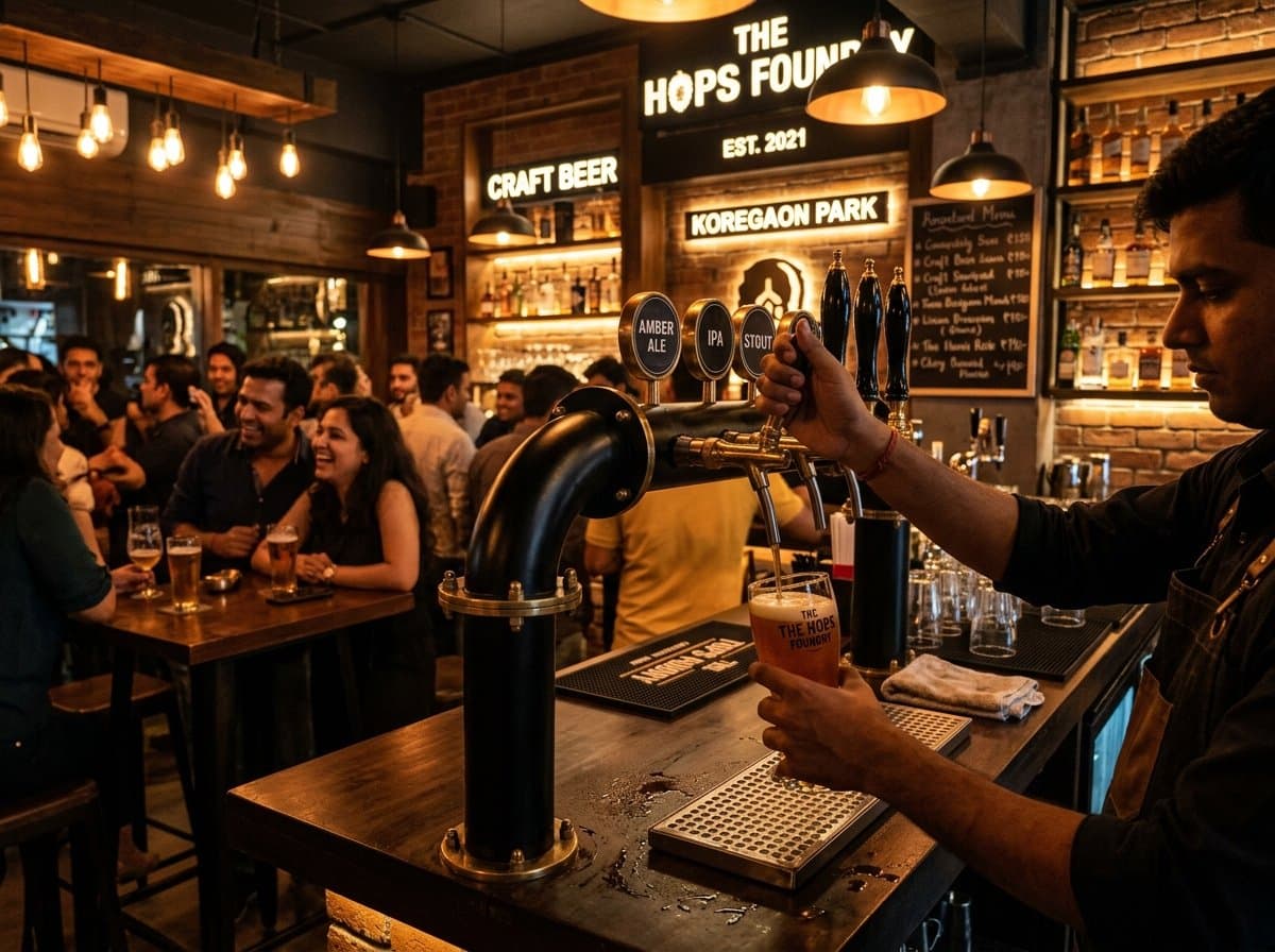 Tap takeover at a Pune bar